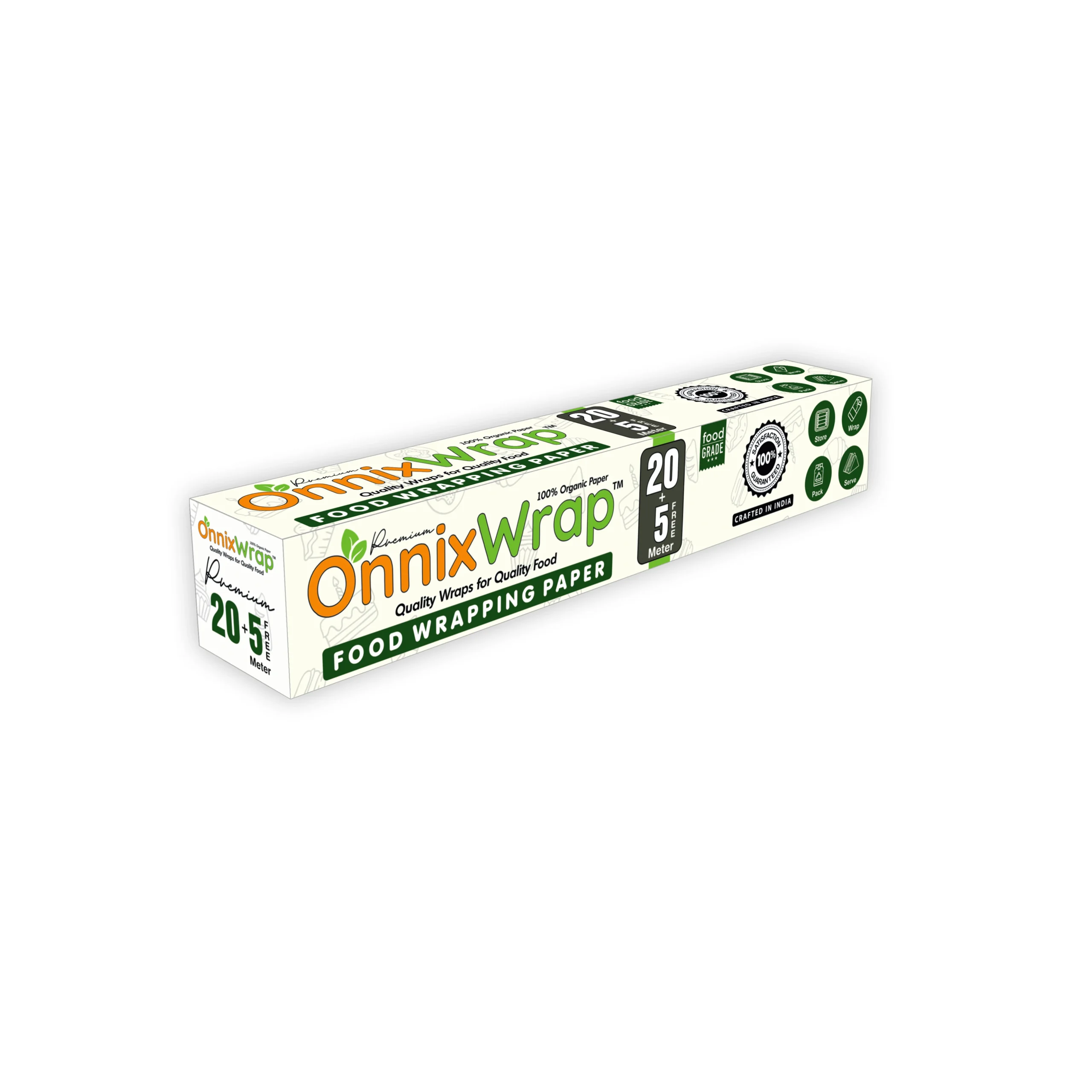 OnnixWrap Food Wrapping Paper  (Premium) 20+5 Meter