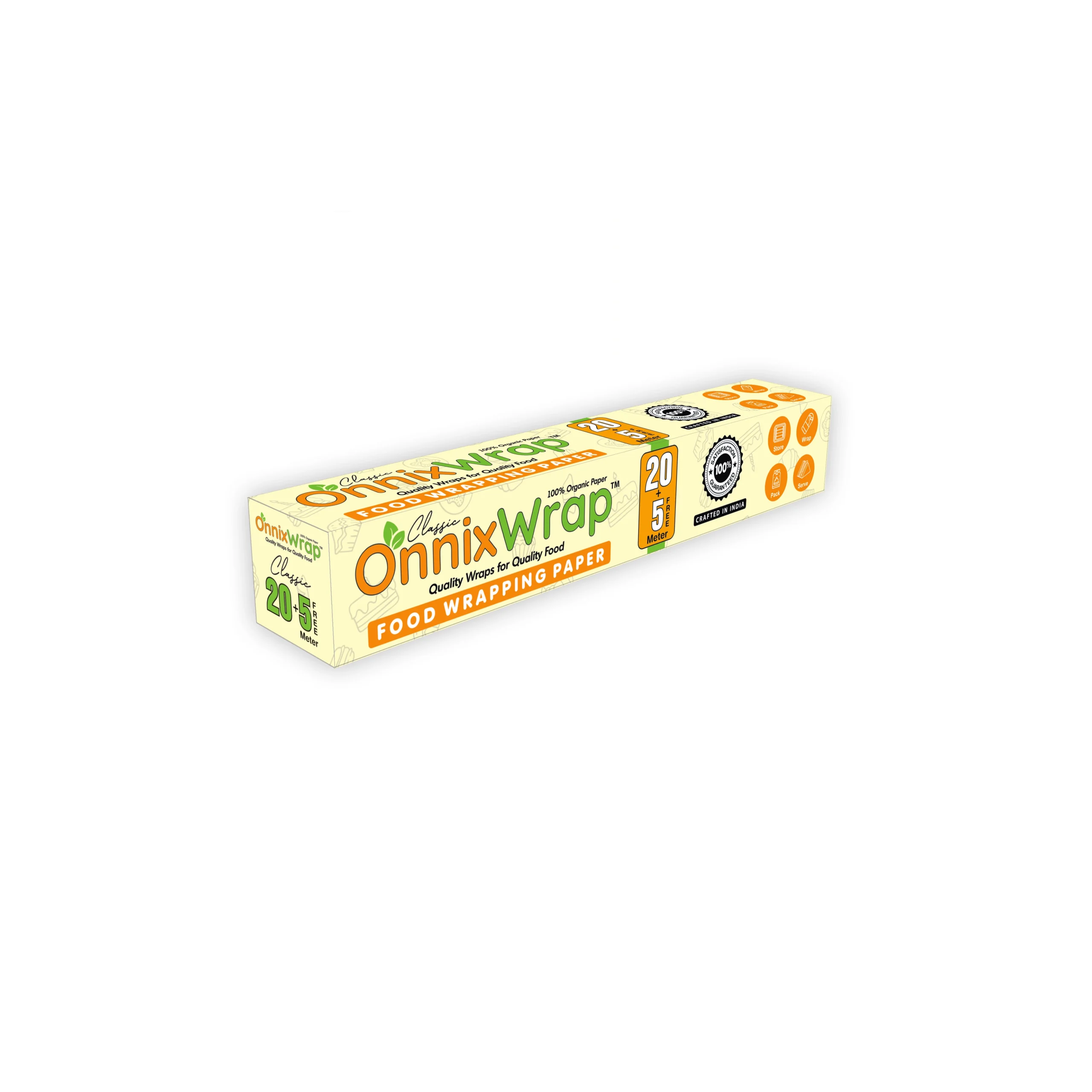 OnnixWrap Food Wrapping Paper (Classic) 20+5 Meter