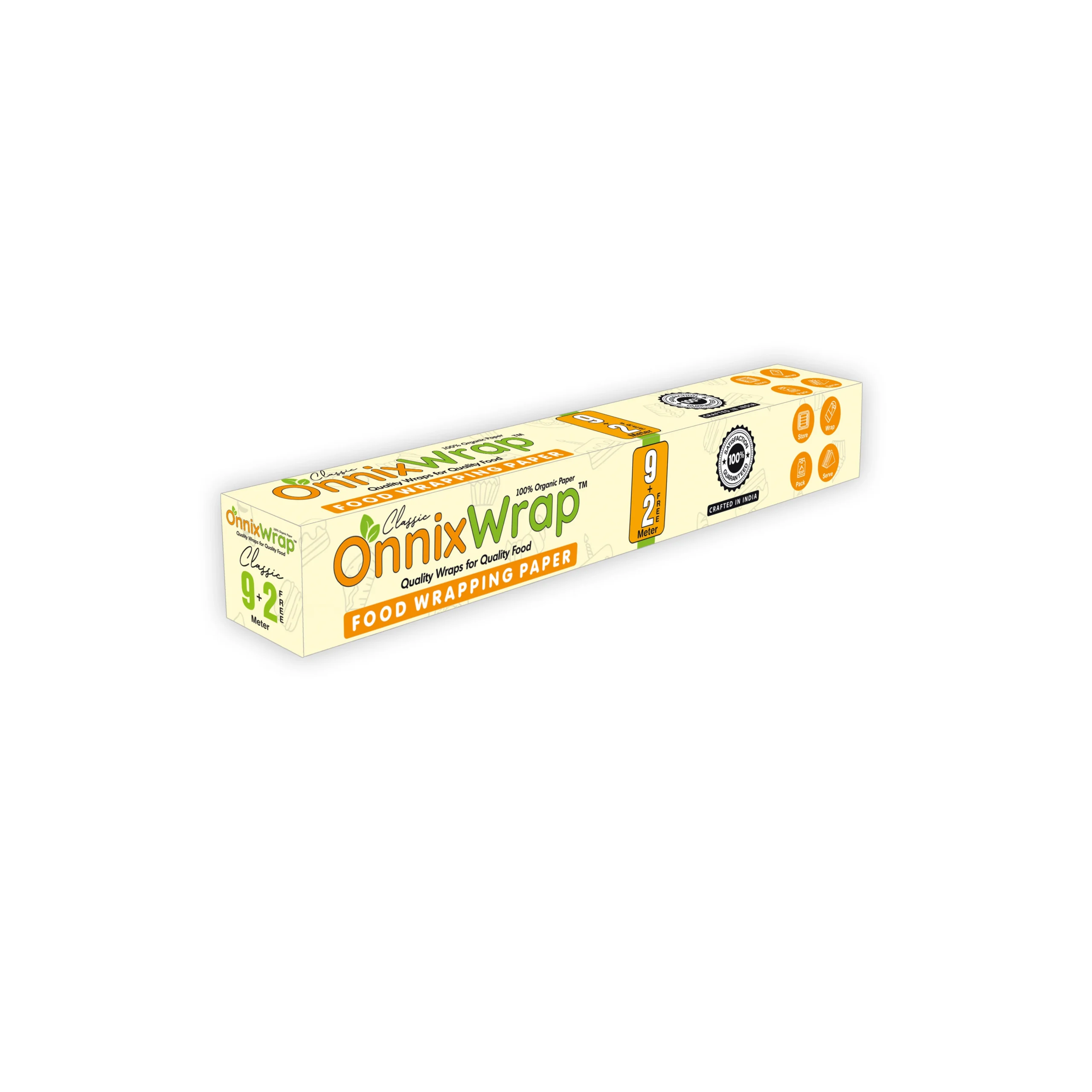 OnnixWrap Food Wrapping Paper (Classic) 9+2 Meter